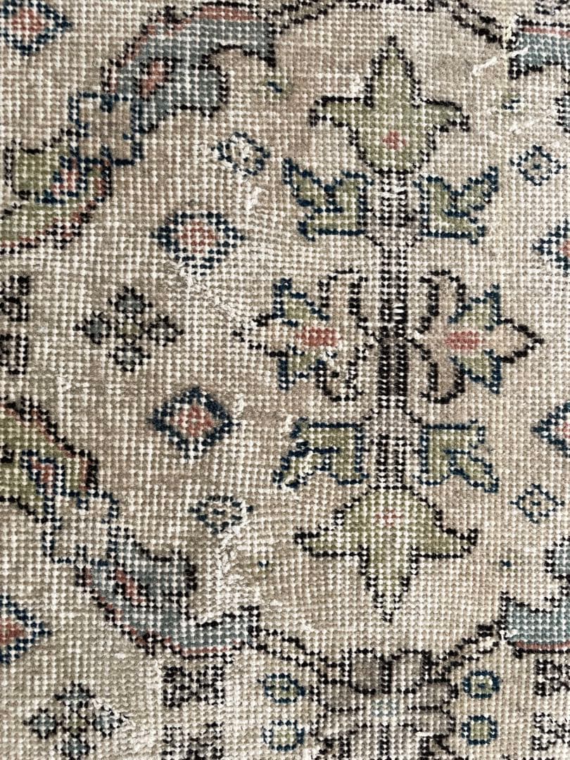 【3日間だけ値下げ】①未使用 トルコ　ラグ　ヴィンテージ　絨毯