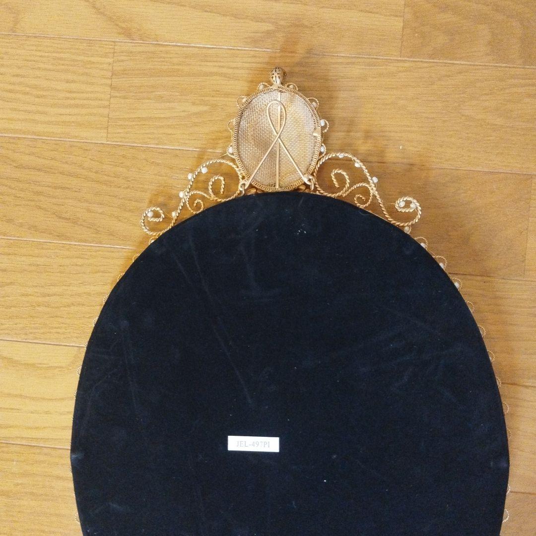 新品未使用品 IRON CLOTH 壁掛けミラー ピンク JEL-497PI