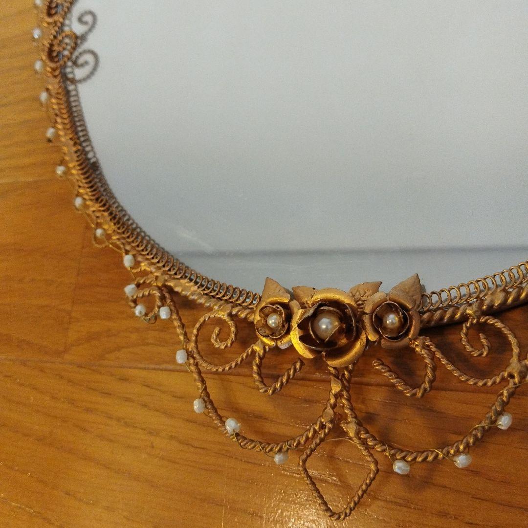 新品未使用品 IRON CLOTH 壁掛けミラー ピンク JEL-497PI