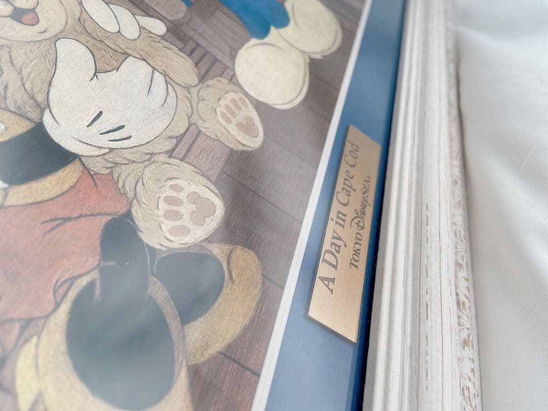 認定証有り 35周年ダッフィー ジクレー版画 ケープコッドの1日