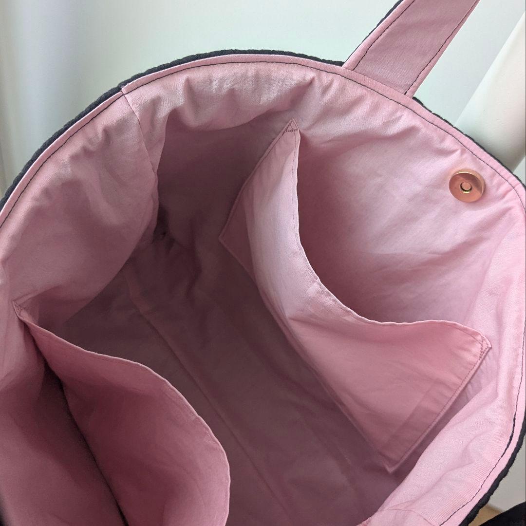 あや◡̈様確認用 ヌビバッグ A4 フリル ヌビトートバッグ マザーズバッグ