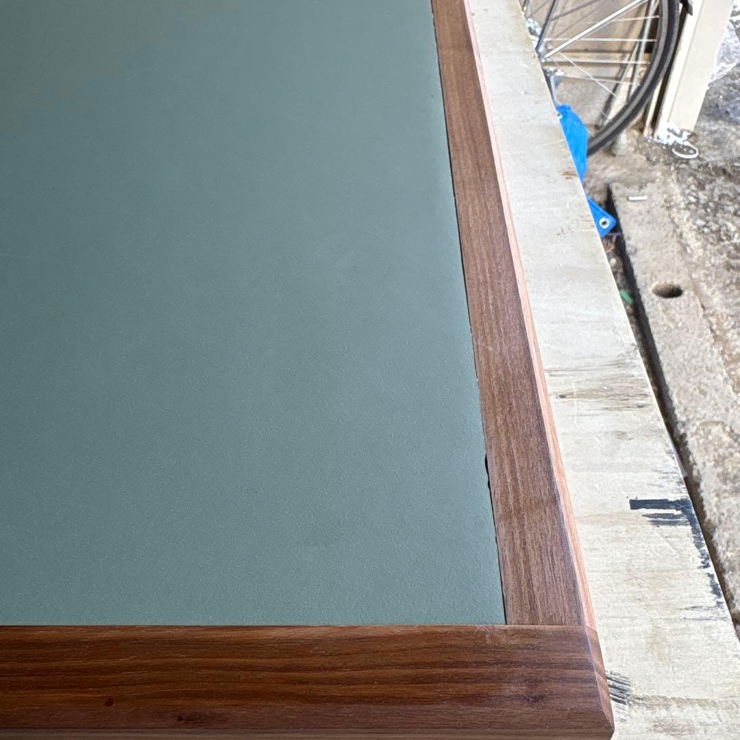 デスク天板　リノリウム　ウォールナット