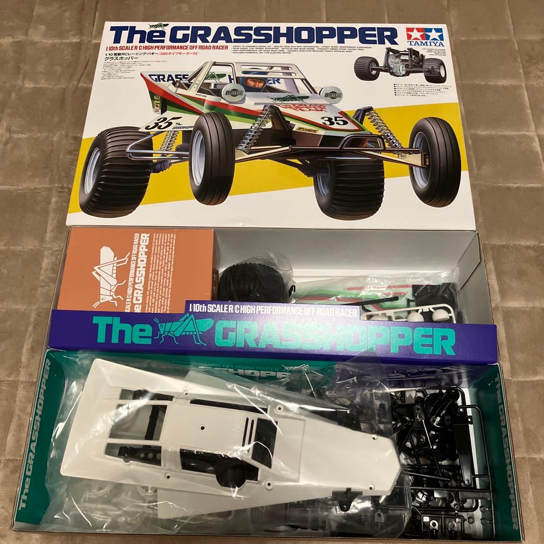 d*い様 タミヤ1/10thSCALEグラスホッパー/SANWAプロポセット？‼
