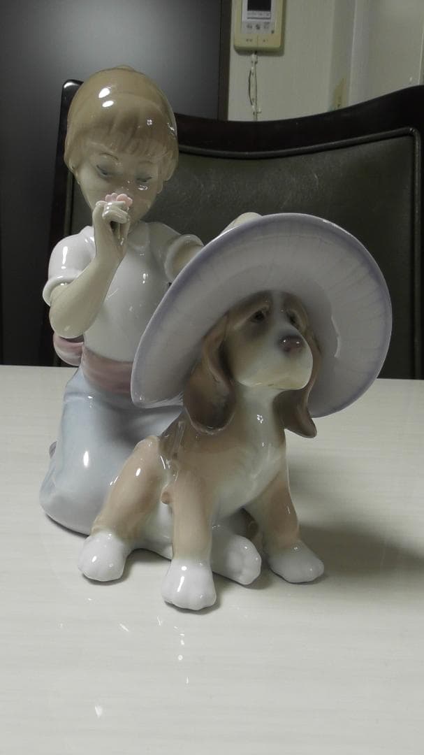 LLADRO　リヤドロ【おめかししようね】リアドロ　インテリア　　Ｌ492
