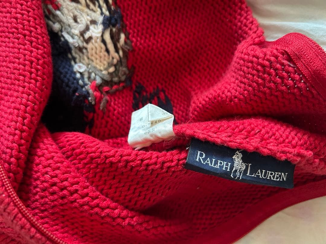 超レア！Ralph Lauren ラルフローレン　ポロベア　クッションカバー