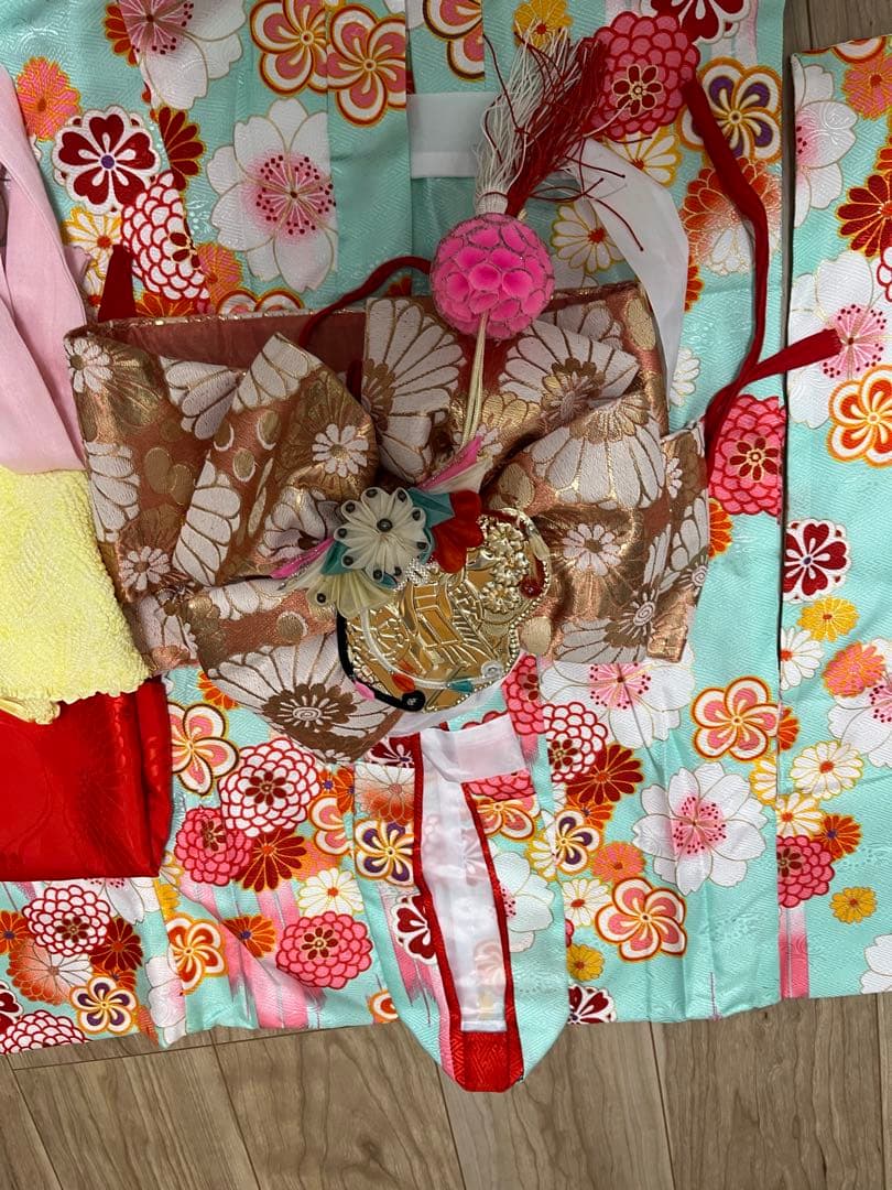 七五三 着物セット 花柄 子供用