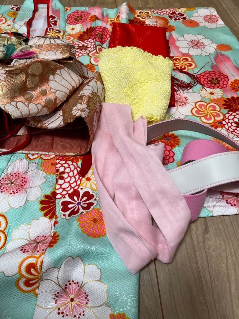 七五三 着物セット 花柄 子供用