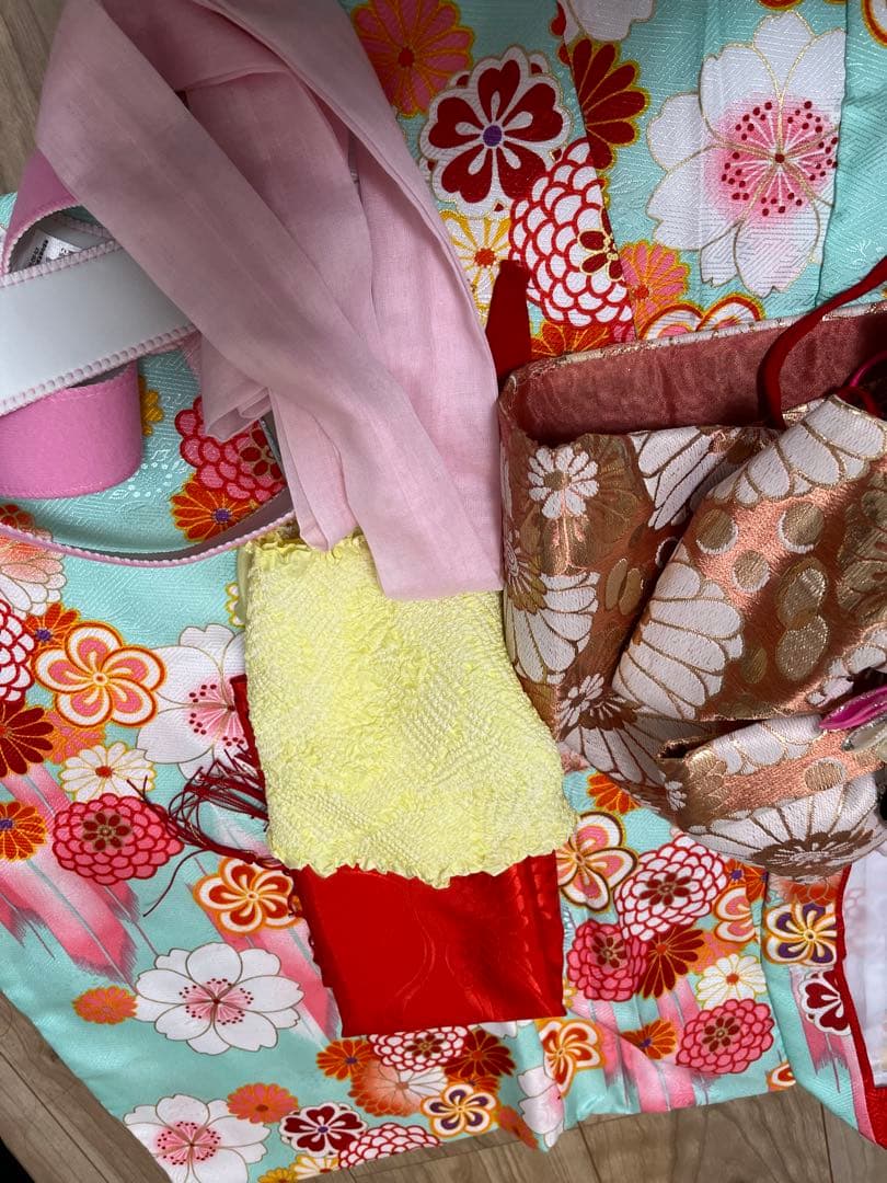 七五三 着物セット 花柄 子供用