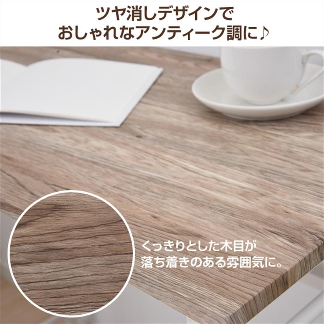 折りたたみ式 キャスター付きデスクNPSTC-8040（AIV/SWH）2台