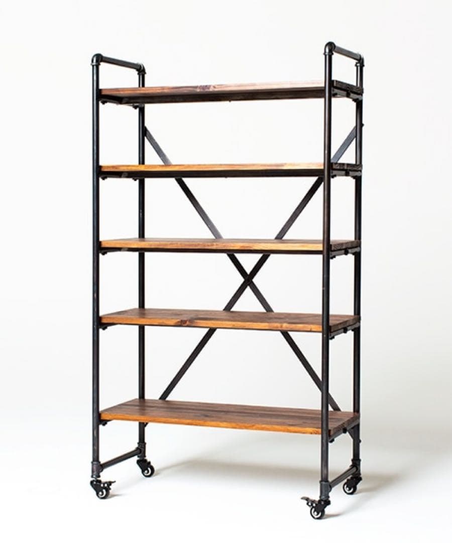 ⭐️ロマン［幅90cm］5レイヤーシェルフ/クラフトマンシリーズ【大型家具】