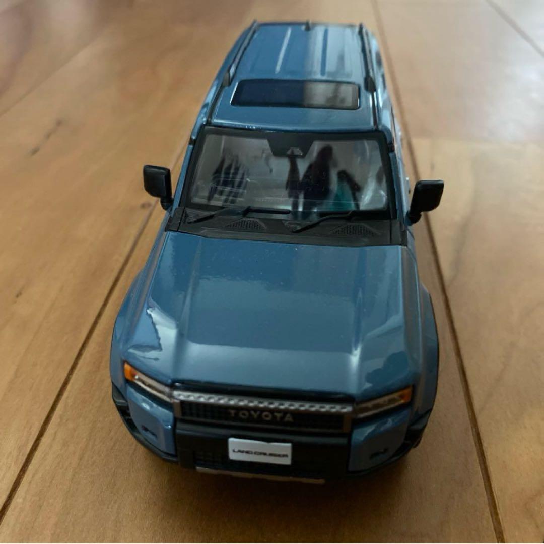 トヨタ 新型　ランドクルーザー250 カラーサンプルミニカー スモーキーブルー