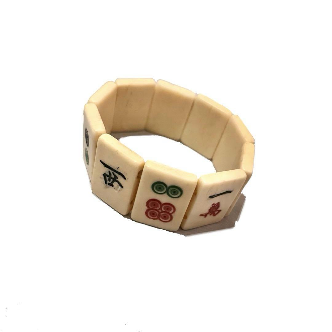 その他 80's/souvenir mah-jongg tiles bracelet