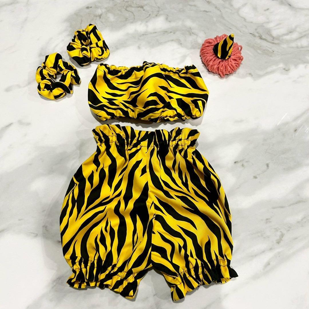 鬼のパンツ ハンドメイド かぼちゃパンツ 節分 ハロウィン 年賀状 60 70