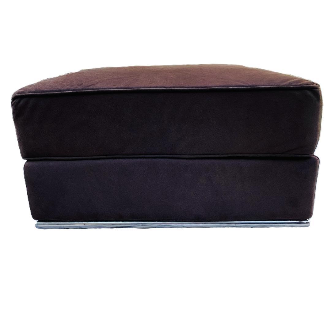 クラスティーナ　ウルティマソファ　オットマン　スツール　ブラウン　大型