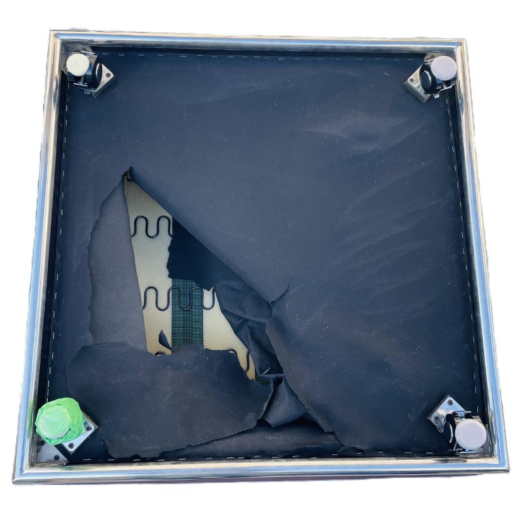 クラスティーナ　ウルティマソファ　オットマン　スツール　ブラウン　大型