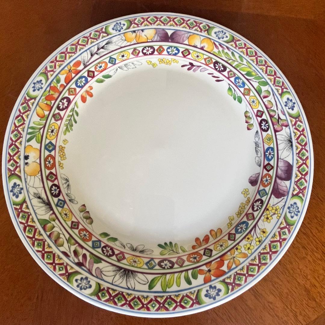 【レア美品】フランス製　ジアン★Bagatelle★プレート3点セット