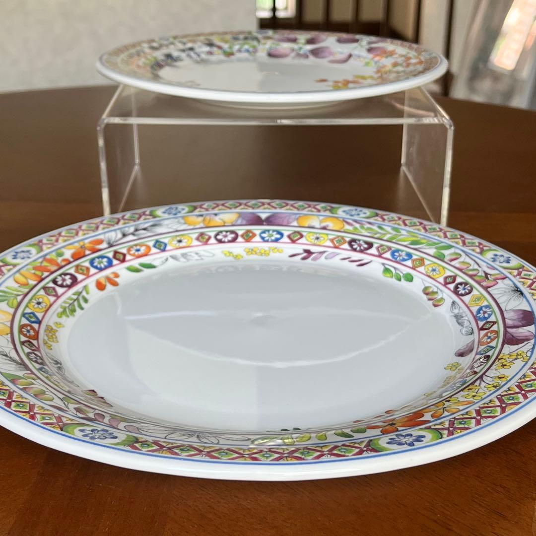 【レア美品】フランス製　ジアン★Bagatelle★プレート3点セット