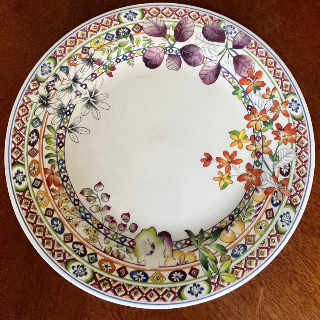 【レア美品】フランス製　ジアン★Bagatelle★プレート3点セット