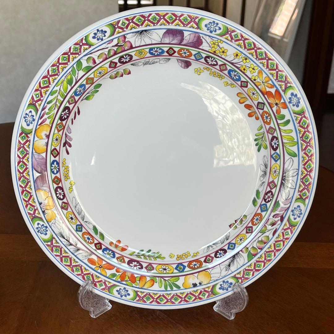 【レア美品】フランス製　ジアン★Bagatelle★プレート3点セット