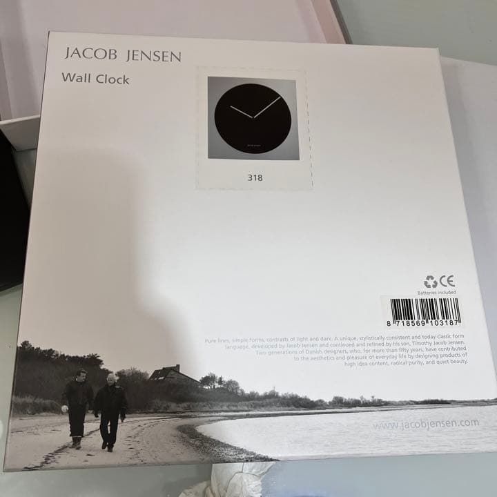 ヤコブイェンセン 時計 シルバー ブラック 黒 モノトーンヤコブ