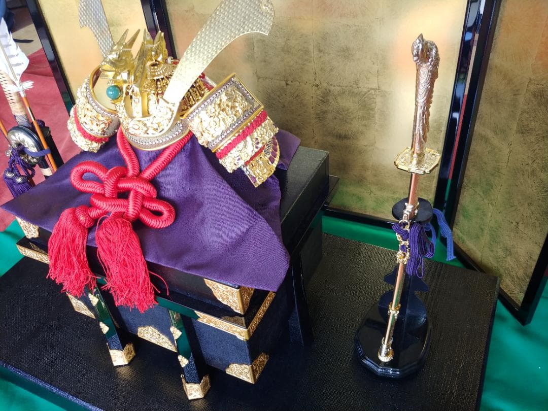 ★送料込み！★  /兜飾り /刀 /弓 /セット /水晶/コンパクト /五月人形