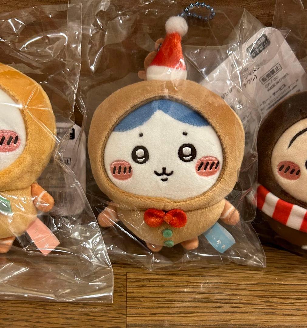 ちいかわ ジンジャーマンマスコット ハチワレ うさぎ ぬいぐるみ
