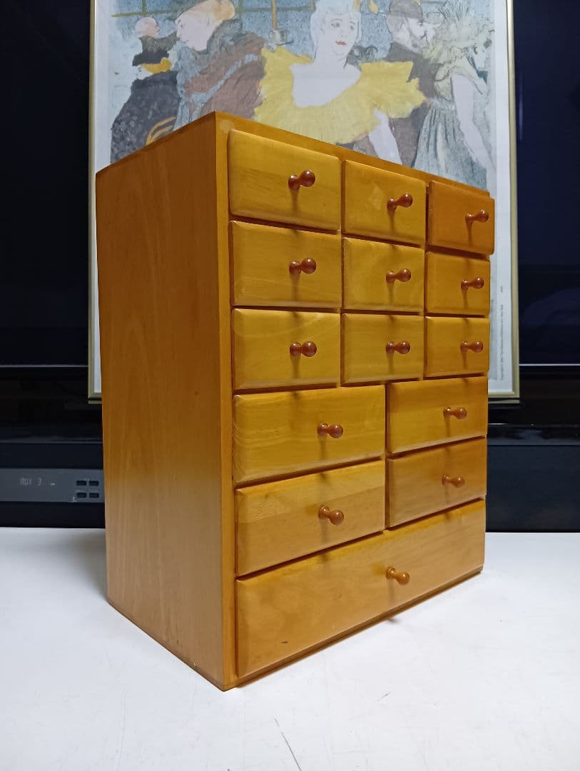 希少　北欧　ナチュラル　シンプル　モダン　メープル　無垢材　小引き出し