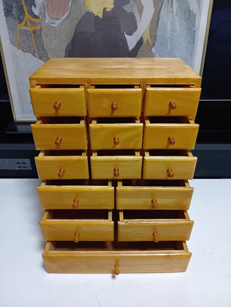 希少　北欧　ナチュラル　シンプル　モダン　メープル　無垢材　小引き出し