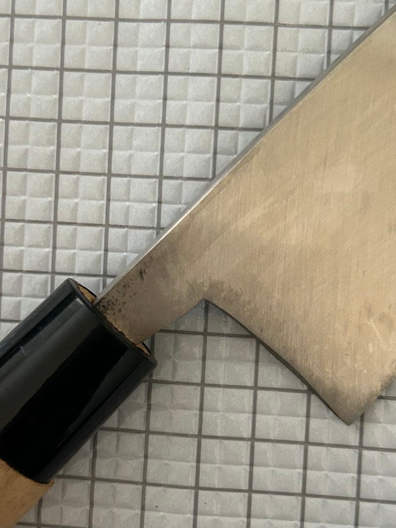 左用 出刃 包丁 出刃包丁 150mm 朴丸柄 左利き用