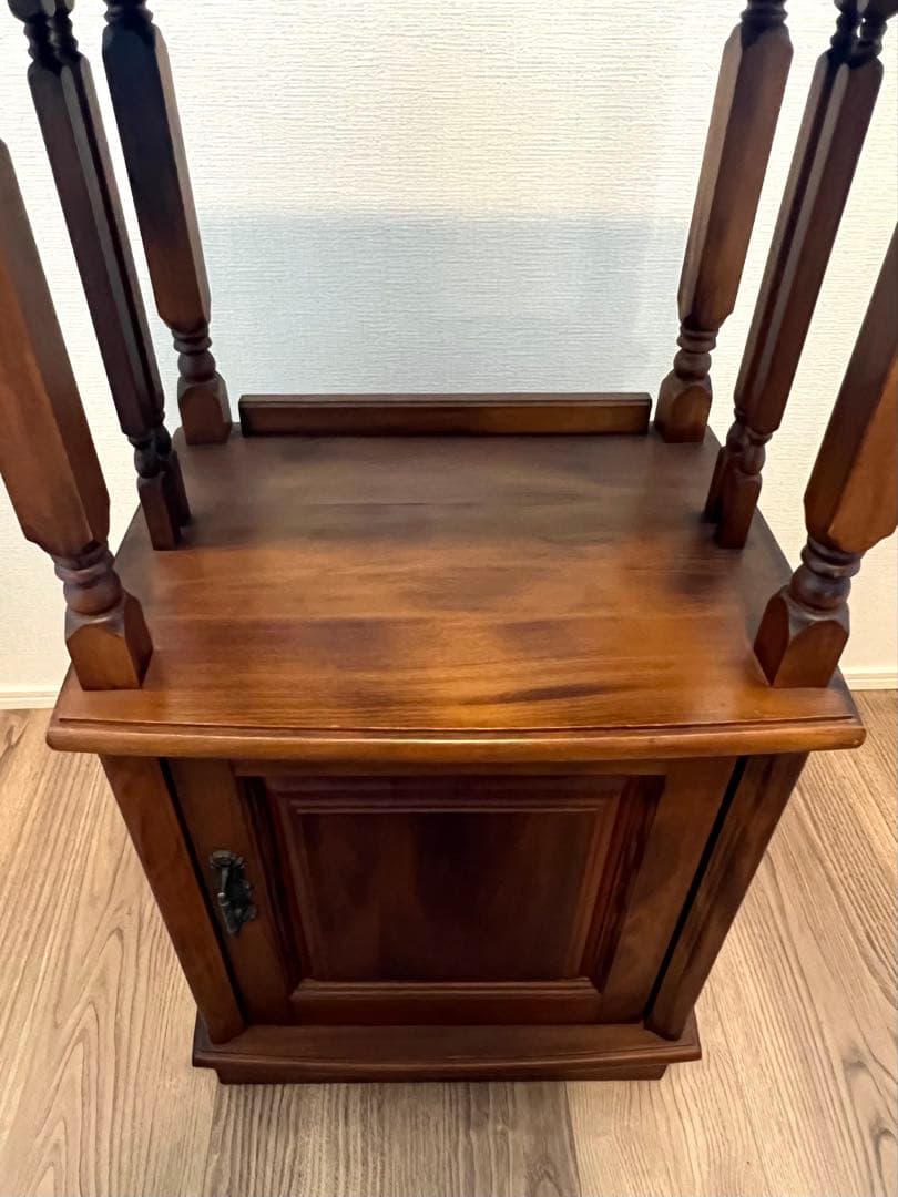 アンティーク家具木製ラックサイドテーブル昭和レトロ