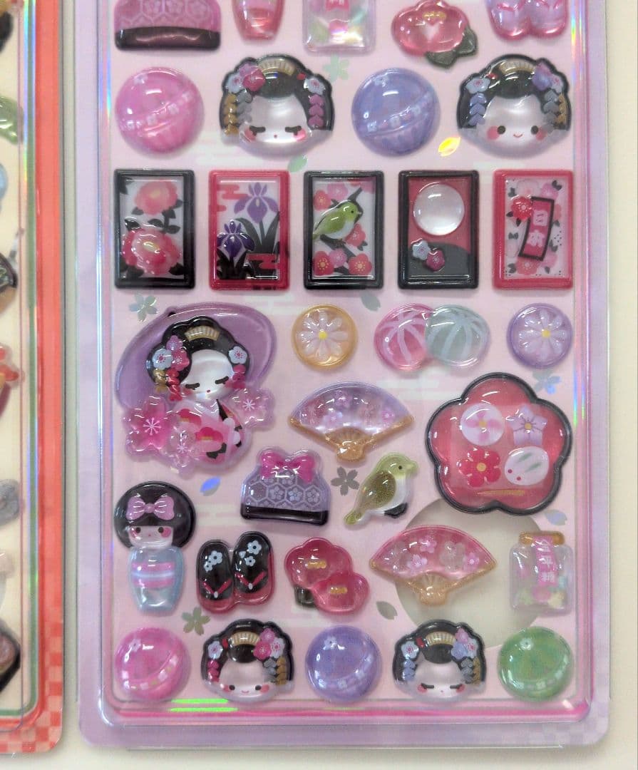 正規品ボンボンドロップシール和柄　クーリア　舞妓　忍者お相撲おにぎりお寿司柴犬