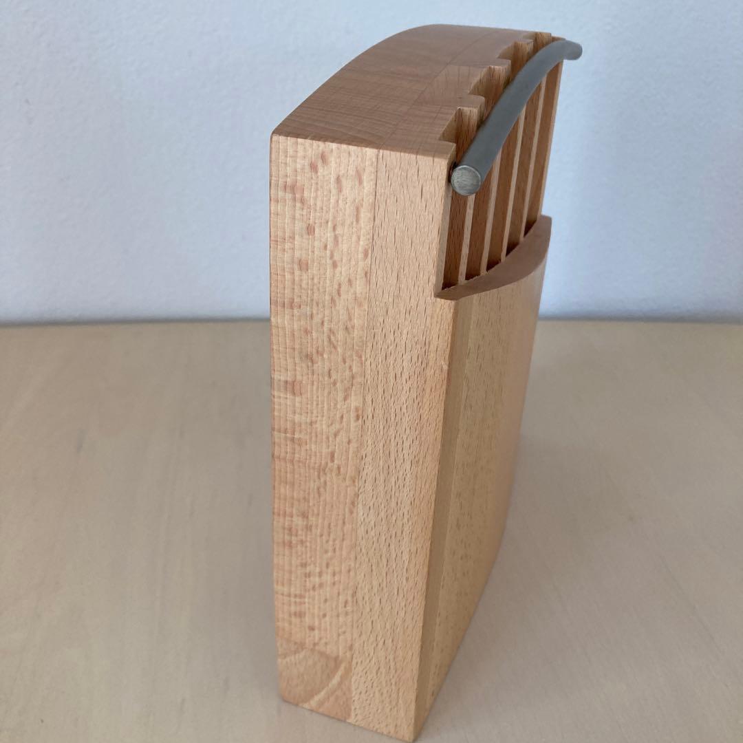 お値下げ❣️未使用ナイフブロック　ブナ材