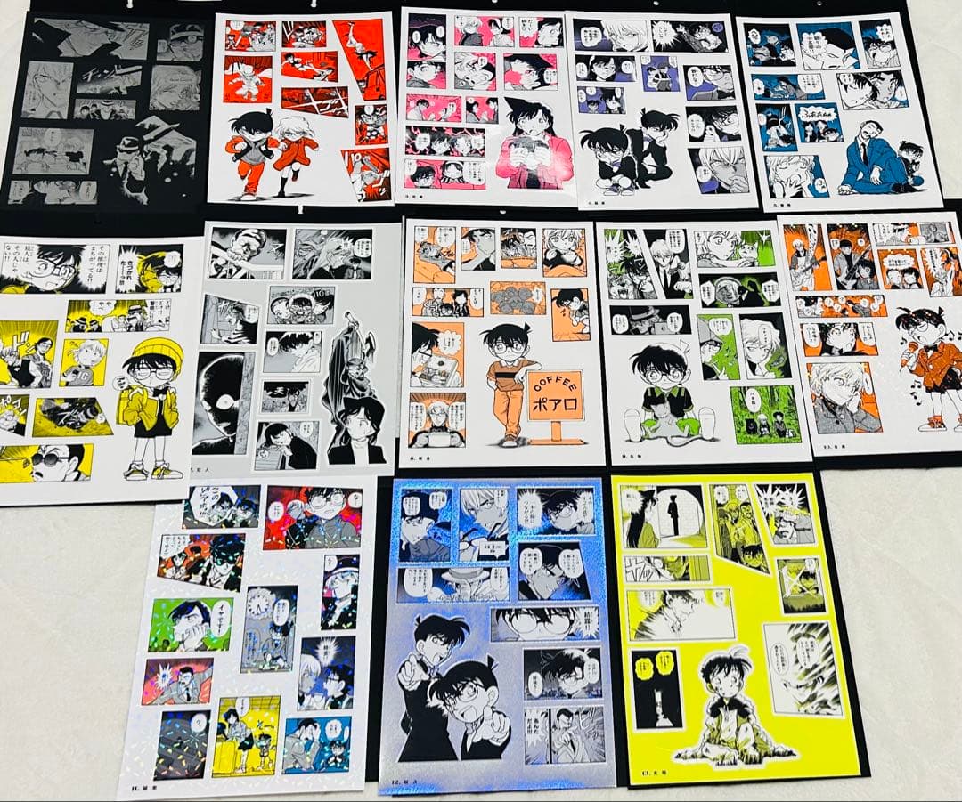 セット最安値☆名探偵コナン シールくじ FILE1 ジン 赤井秀一 安室透