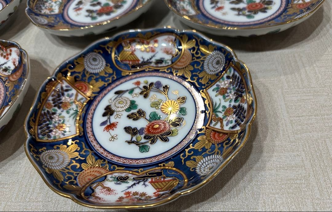 琳派古伊万里様式【和皿】 5枚セット