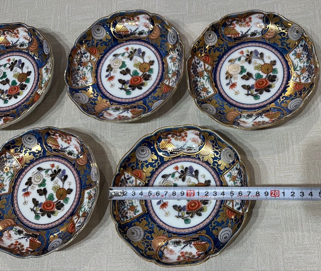 琳派古伊万里様式【和皿】 5枚セット