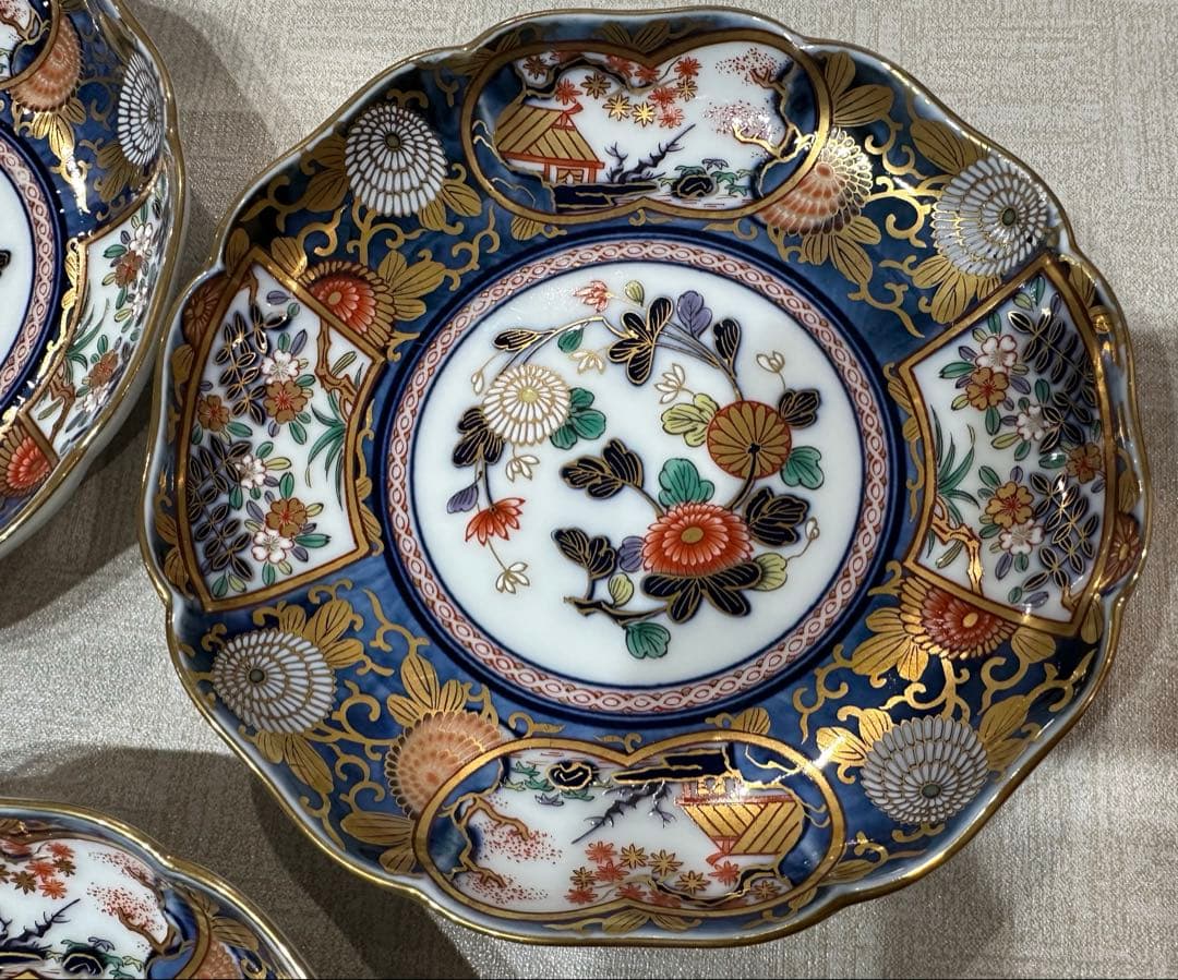 琳派古伊万里様式【和皿】 5枚セット