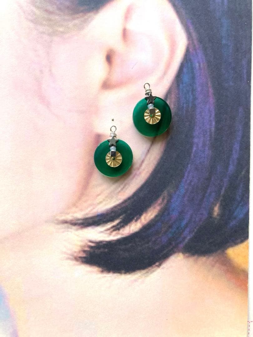 no.0315 ネオンディスクとヘマタイト