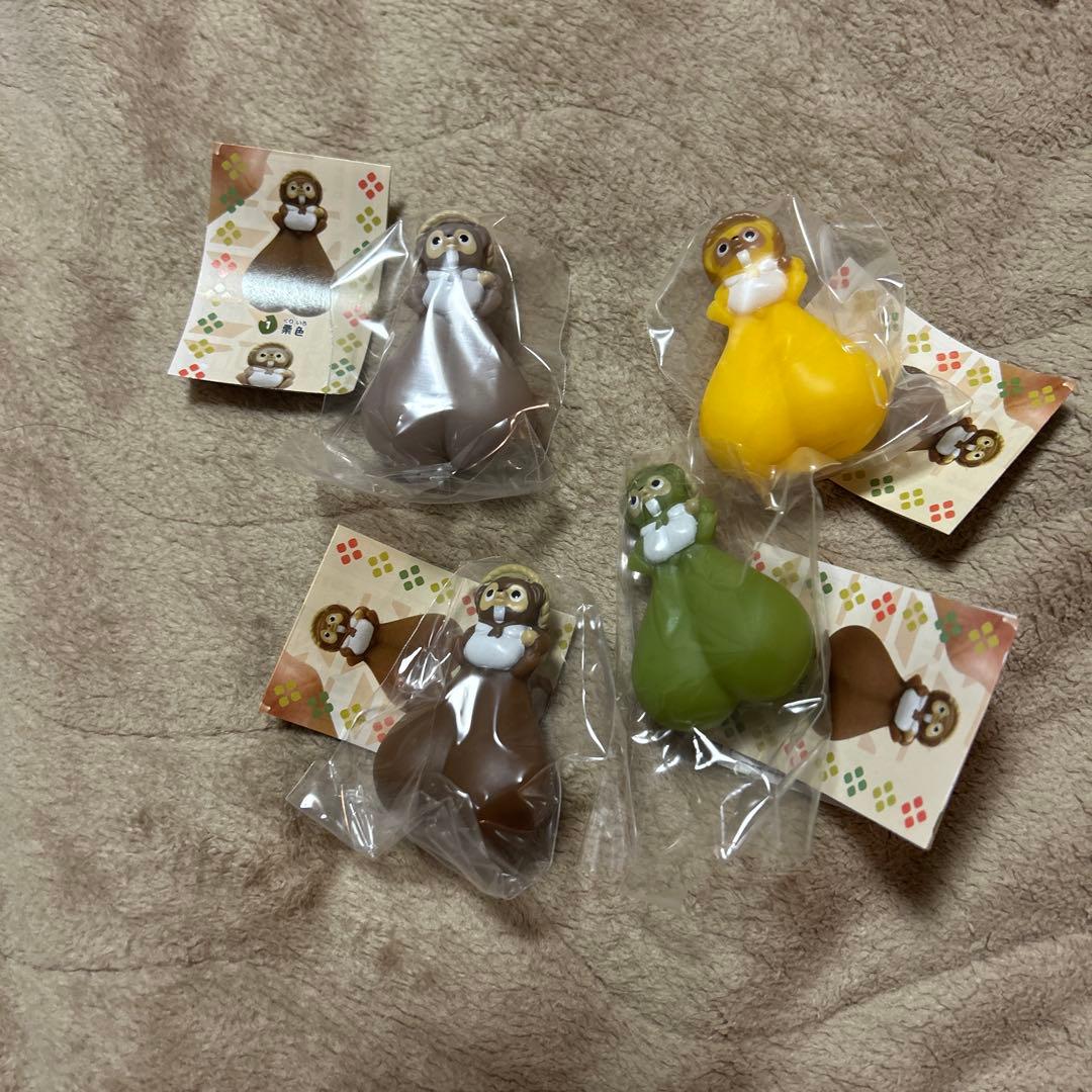 全4種】もみもみたぬきん ガチャ コンプリートセット - メルカリ