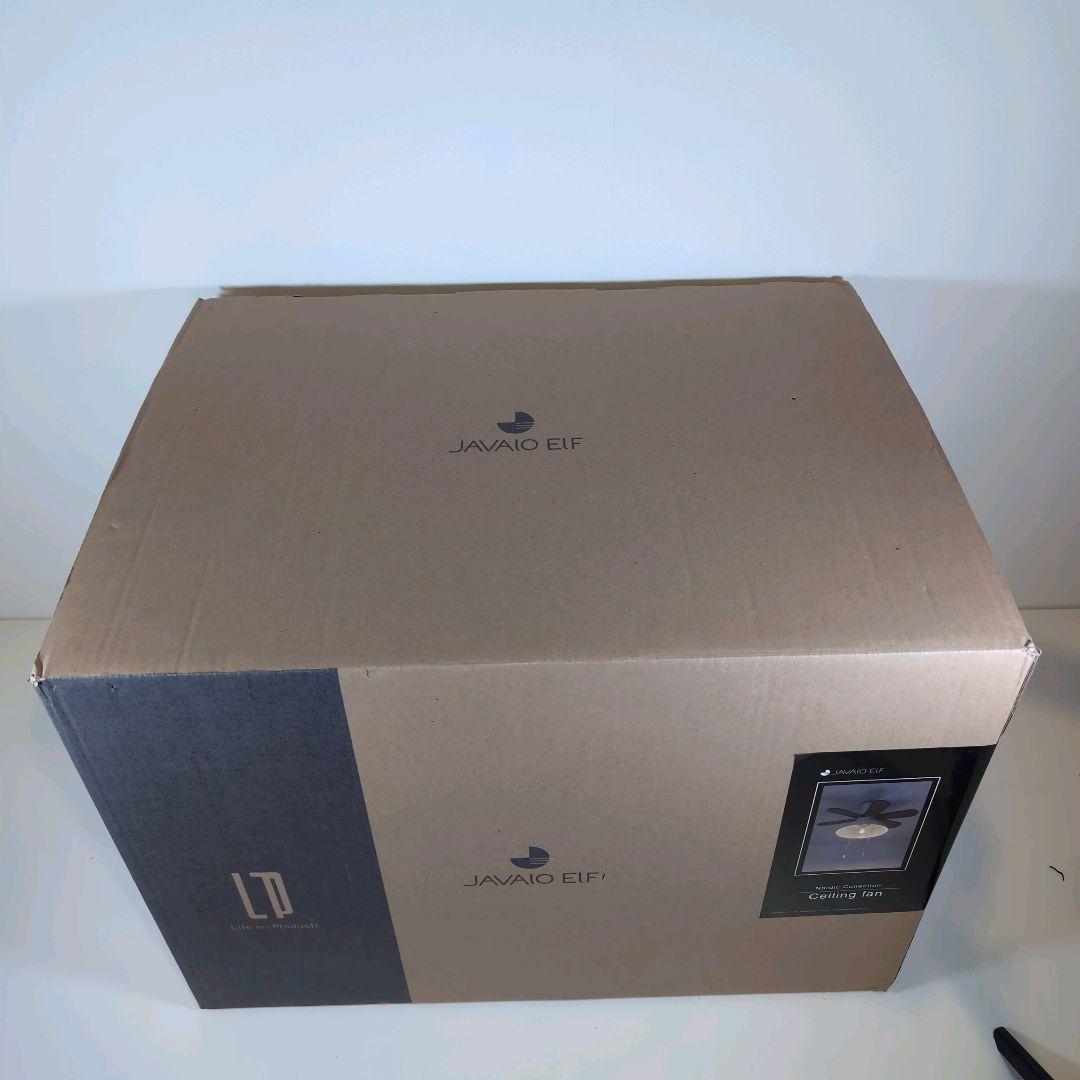 【新品】JAVALO ELF JE‑CF019 シーリングファン アイボリー