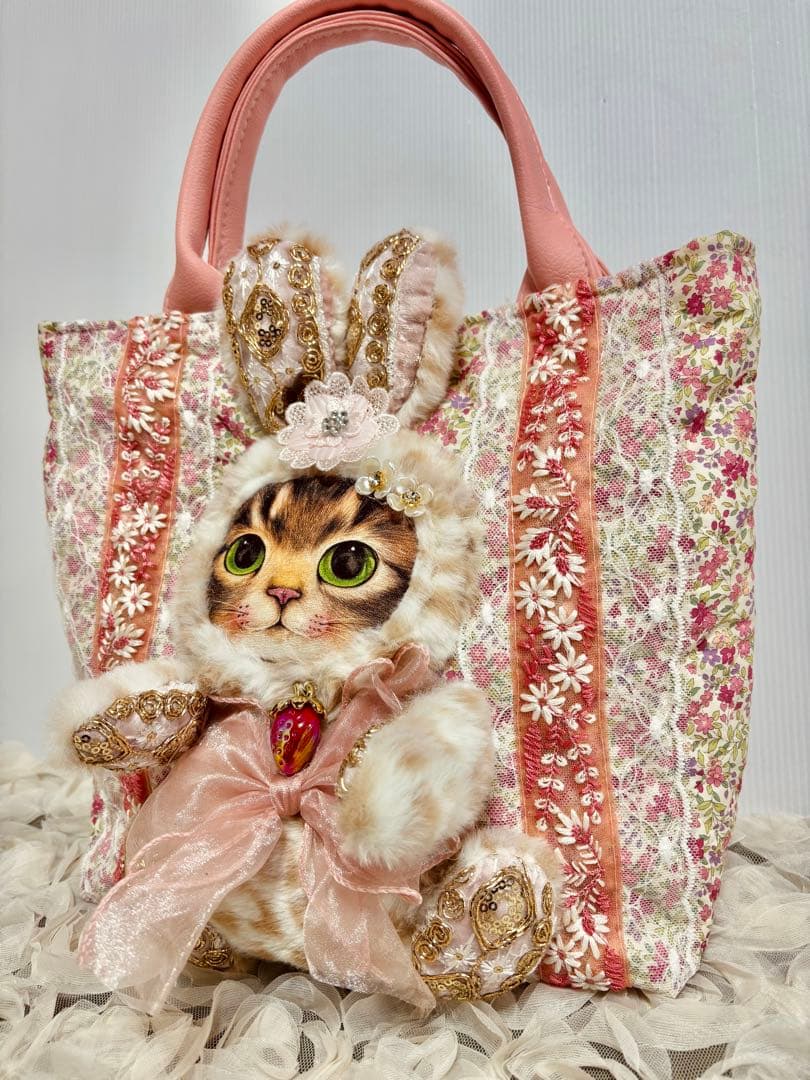 お取り置きです。コヤンイサムチョン　刺繍パッチワーク 入りトートバッグ