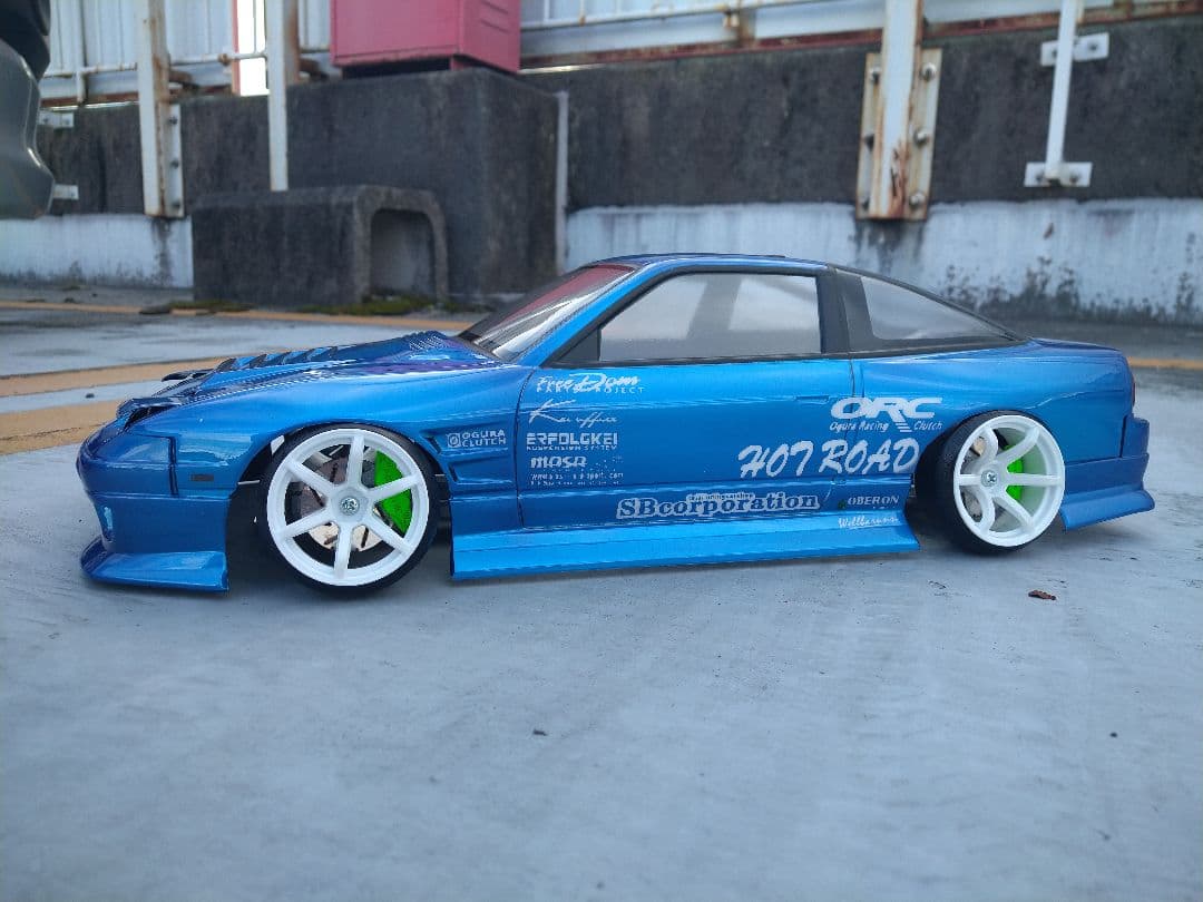 SHIBATA D-MAX 180SX 塗装済新品ラジコンボディ - メルカリ