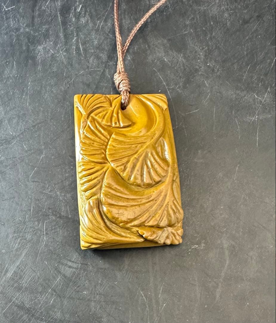 2025.11.20四千年古銀杏　新潟阿賀野産上質ジャスパー