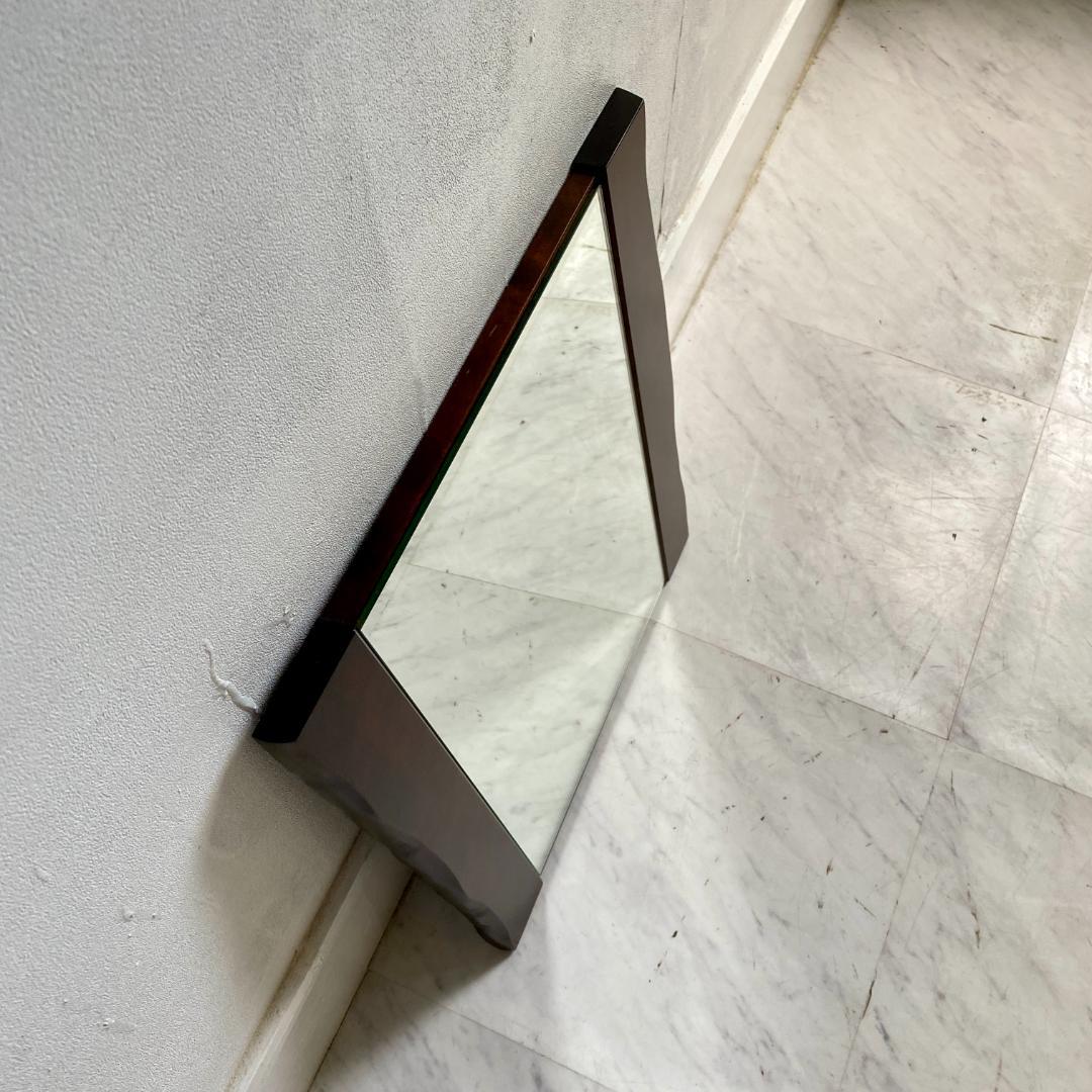 北海道民芸家具 ウォールミラー 鏡 壁掛け鏡 アンティーク 希少