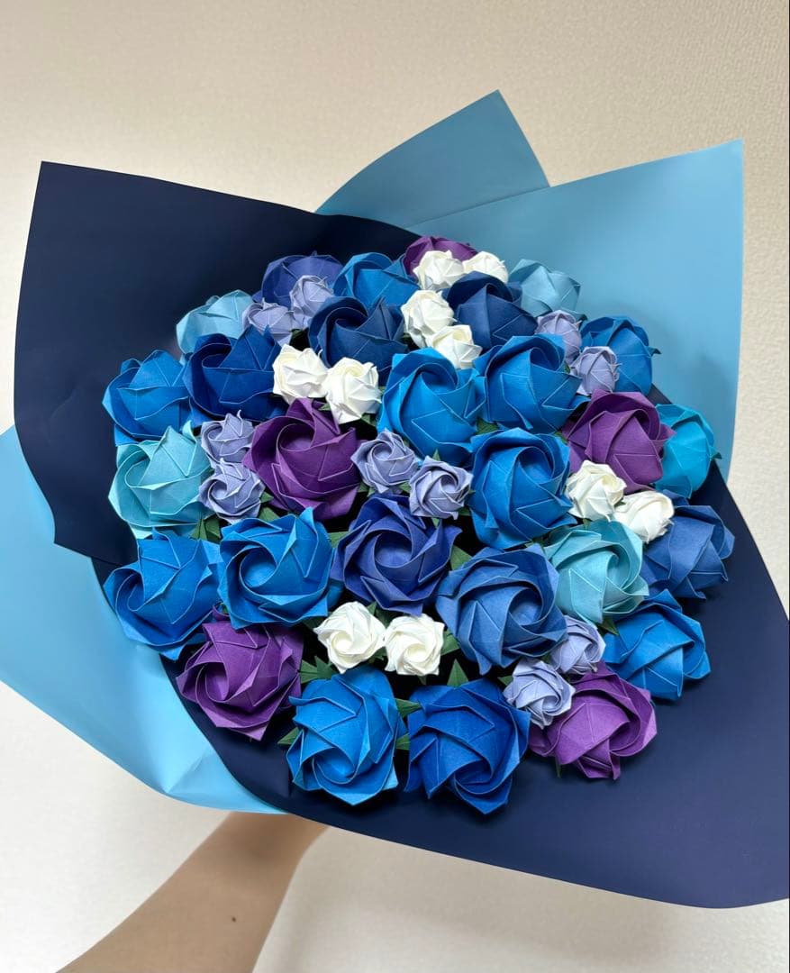 【受注生産】折り紙ブーケ 花束 プレゼント ギフト 枯れない 造花 一点物