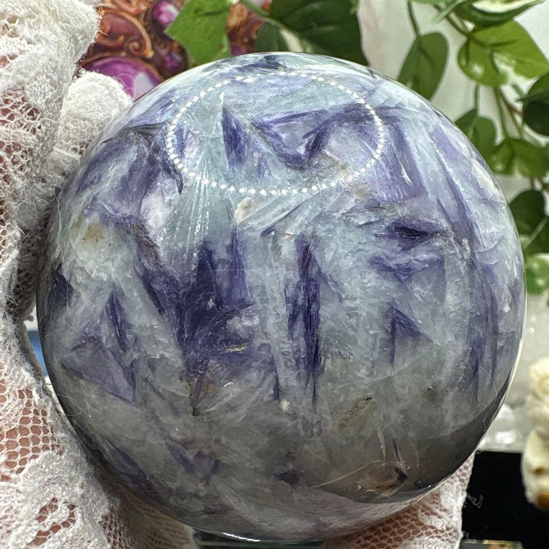 inashin様 アクアマリン♡レピドライト共生スフィア♡No.1392