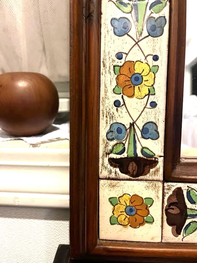 ACTUS バレンシア ウォールミラー スペイン製 タイル 無垢 大