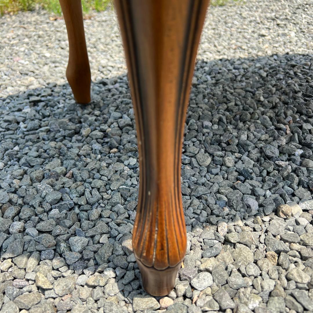 イタリア家具 大理石 センターテーブル ローテーブル ロココ調 猫脚 楕円