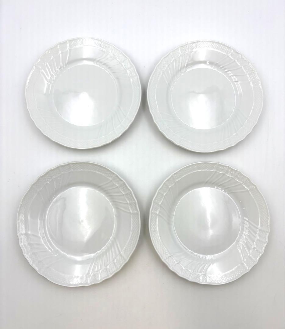 リチャードジノリ　ベッキオホワイト17cm デザートプレート ケーキ皿8枚セット