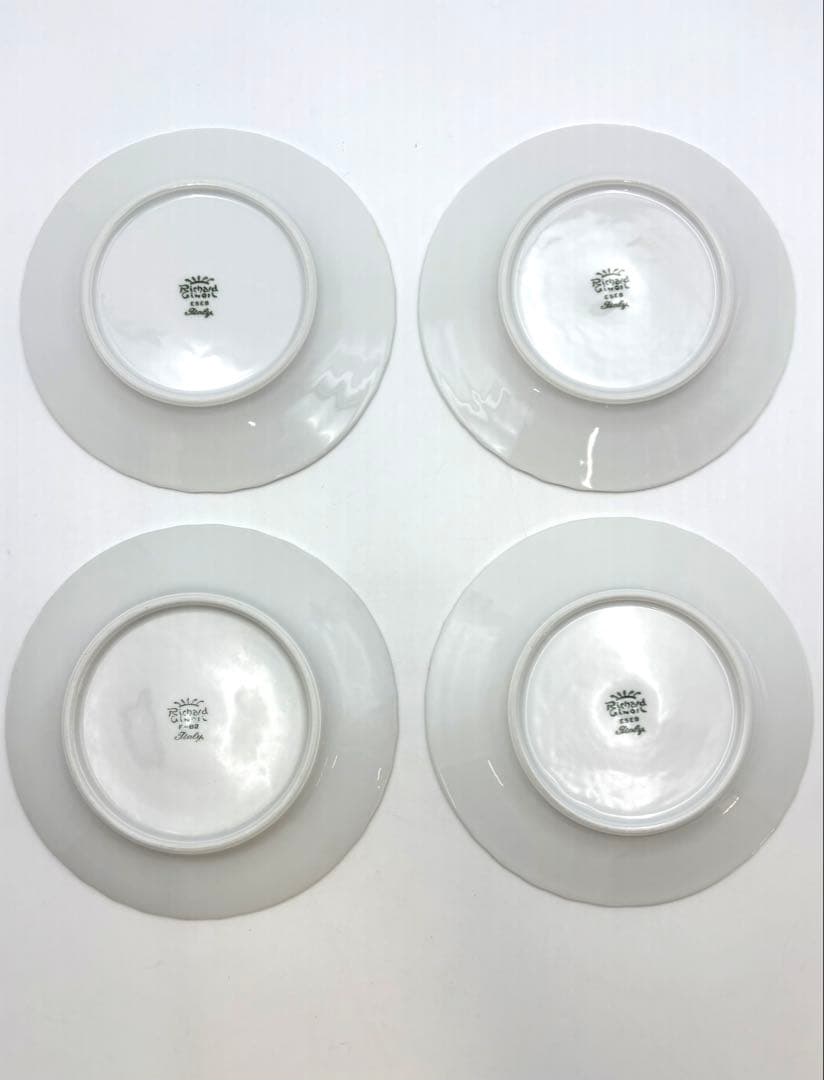 リチャードジノリ　ベッキオホワイト17cm デザートプレート ケーキ皿8枚セット