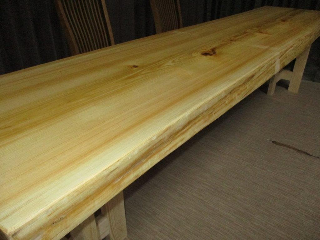 Z-076■　檜　ヒノキ　テーブル　ローテーブル　ダイニング　カウンター　一枚板